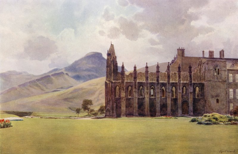 The Abbey Church, or Chapel Royal, in Holyrood Gardens by Cyril Ward