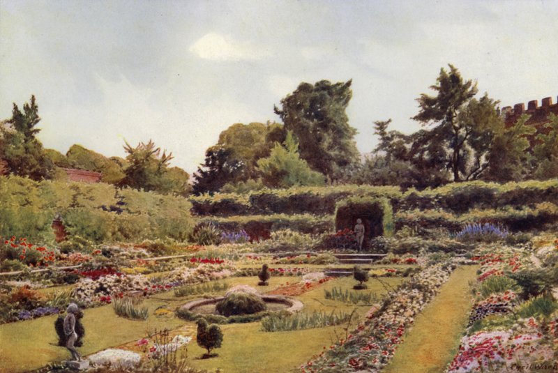 The Old Pond Garden, Hampton Court by Cyril Ward