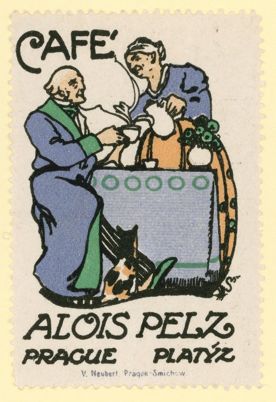 Cafe Alois Peltz, Prague by Czech School