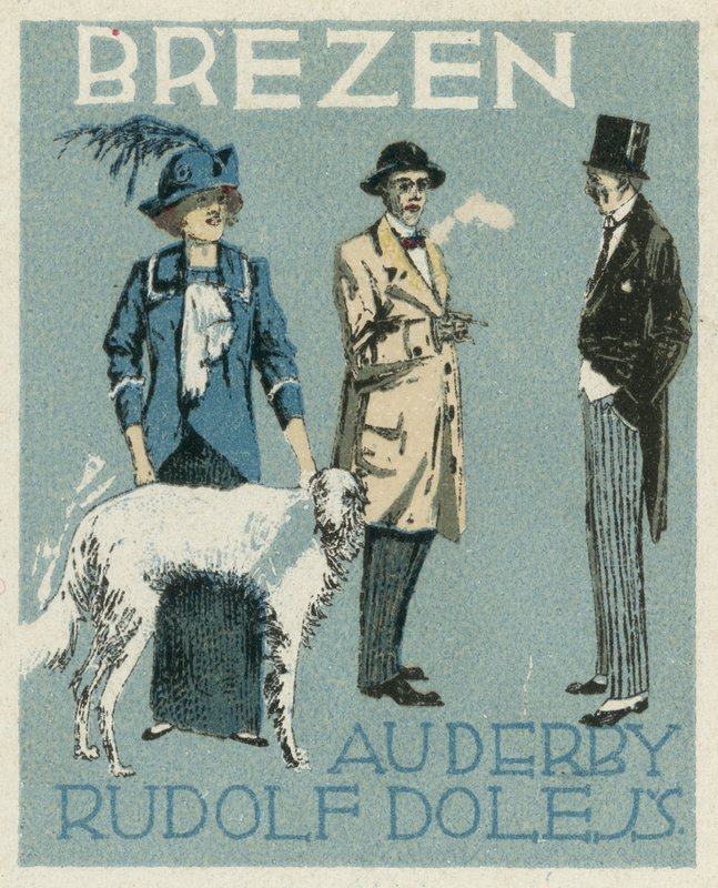 March. Au Derby Rudolf Dole fashions, Prague by Czech School