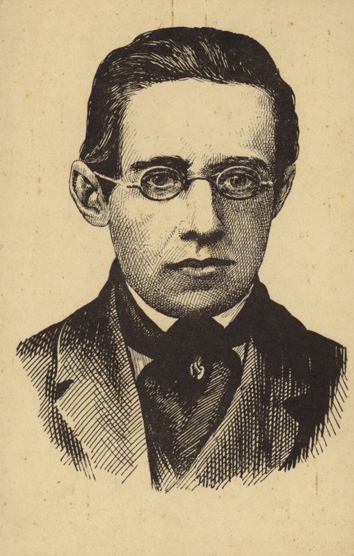 Portrait of Bedrich Smetana by Czech School