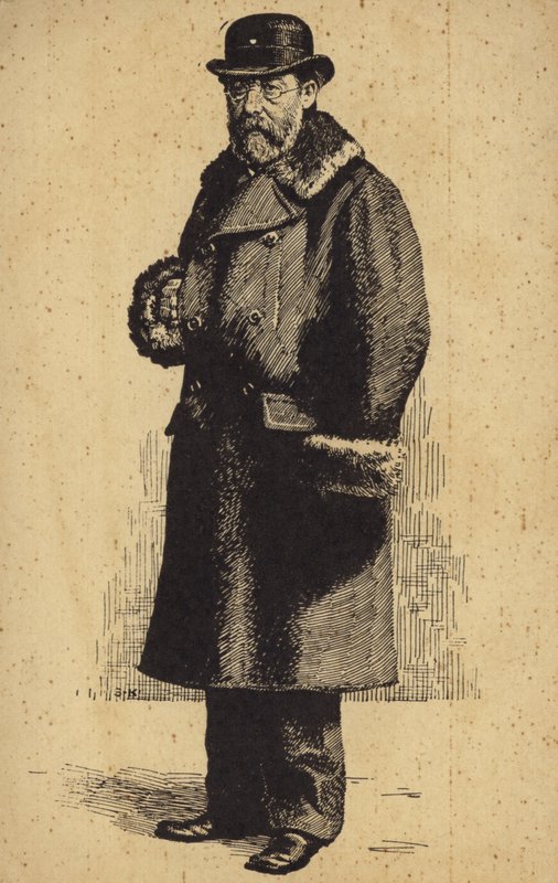 Portrait of Bedrich Smetana by Czech School