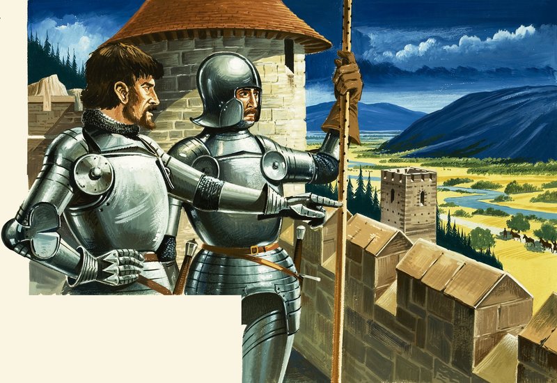 Looking Out Over the Battlements by Dan Escott