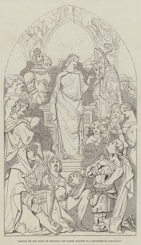 The Spirit of Chivalry by Daniel Maclise