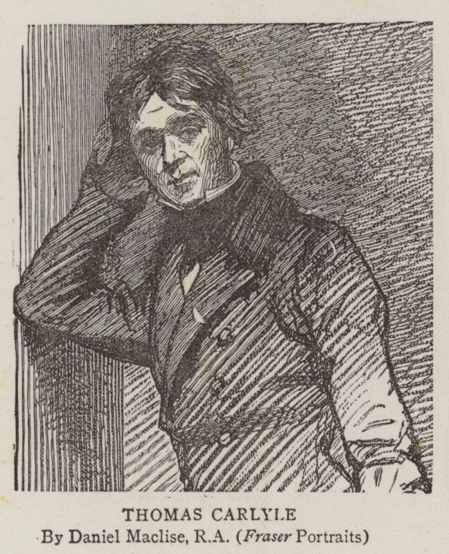 Thomas Carlyle by Daniel Maclise