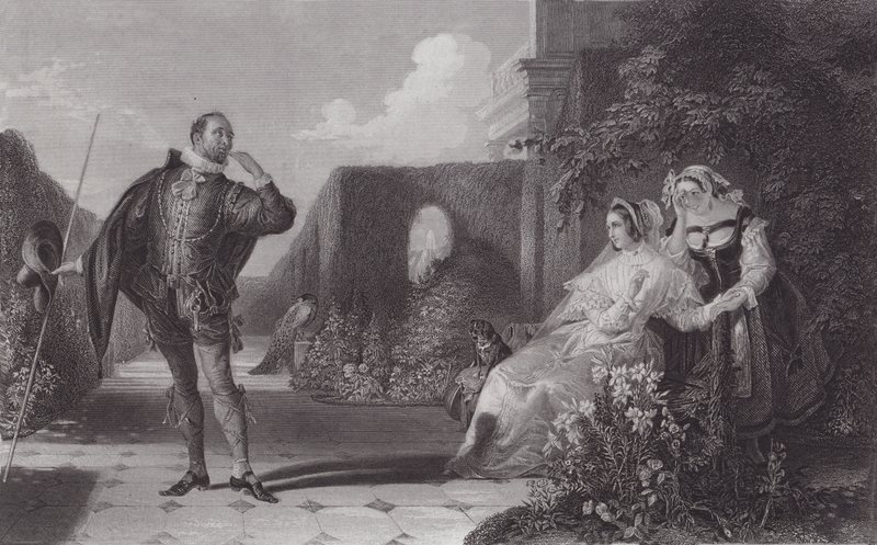 Malvolio, Twelfth Night by Daniel (after) Maclise