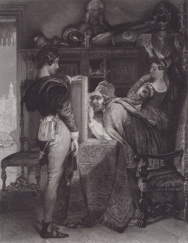 Salvator Rosa by Daniel (after) Maclise