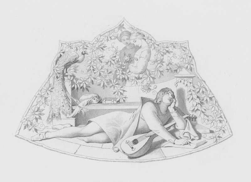 Shakespeare, The Lover by Daniel (after) Maclise