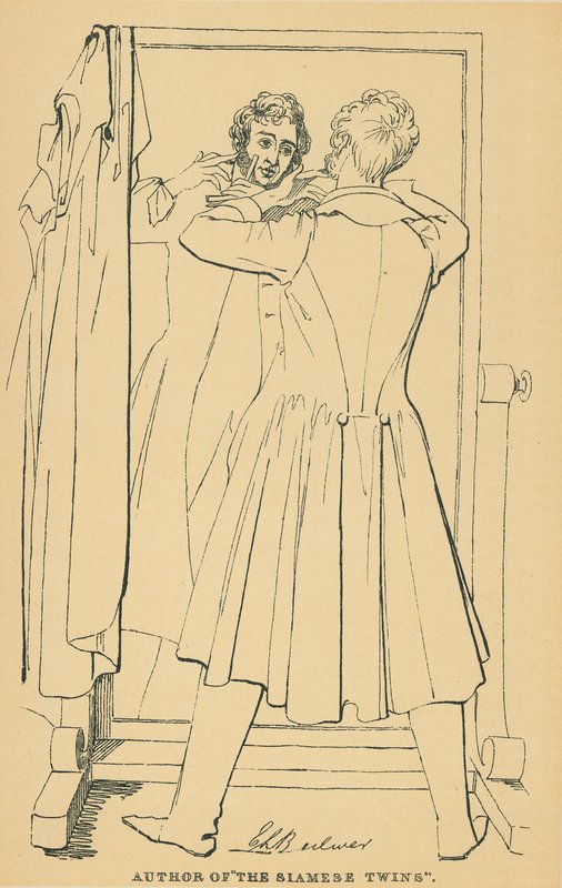 Edward Lytton Bulwer by Daniel Maclise