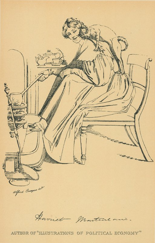 Miss Harriet Martineau by Daniel Maclise