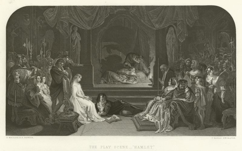 The Play Scene in Hamlet by Daniel Maclise
