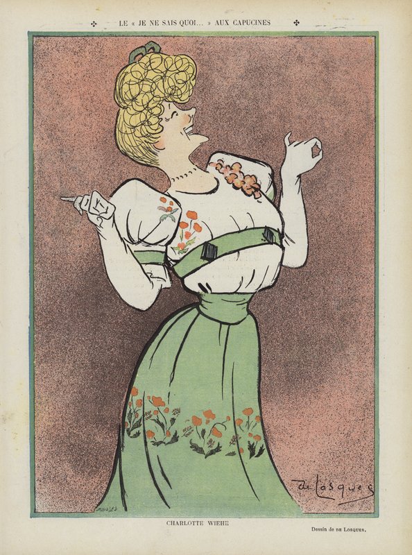 Charlotte Wiehe, Danish actress by Daniel de Losques