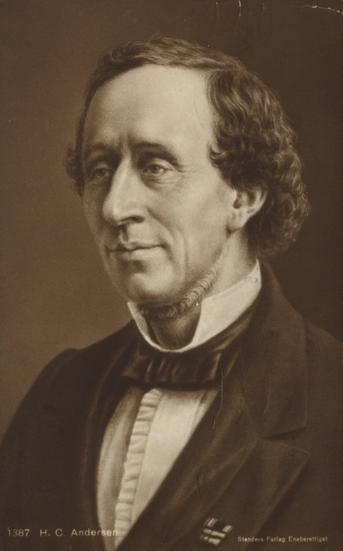 Hans Christian Andersen, Danish author and poet by Danish School