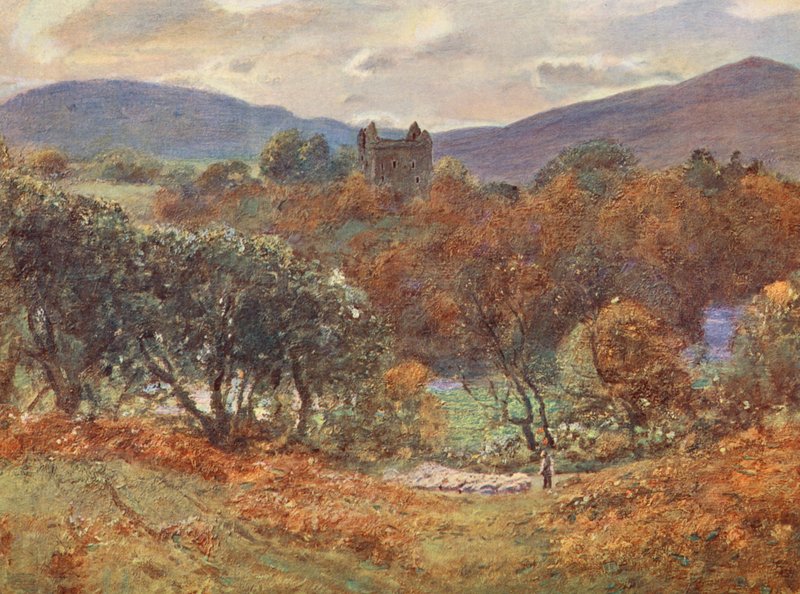 Newark Castle, on the Yarrow by David (after) Murray