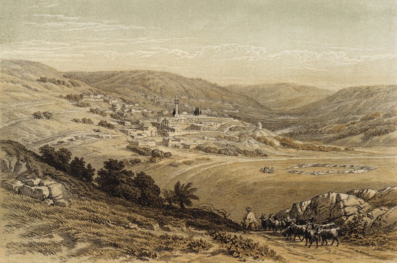 General View of Nazareth by David (after) Roberts