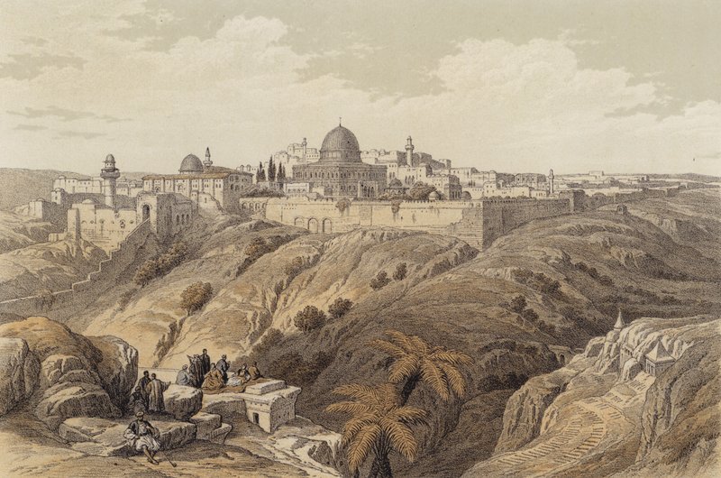 Jerusalem, the Church of the Purification by David (after) Roberts