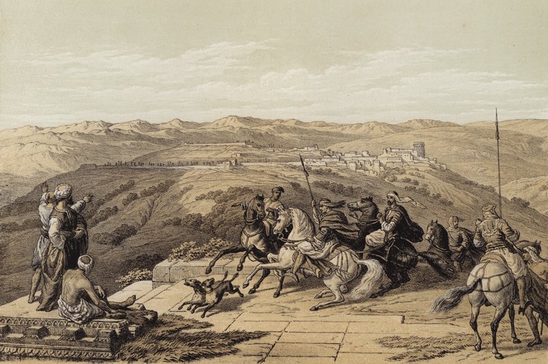Sebaste, Ancient Samaria by David (after) Roberts