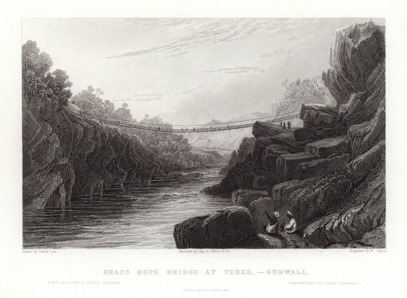 Grass Rope Bridge by David Cox