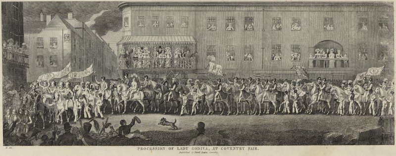Procession of Lady Godiva at Coventry Fair by David Gee