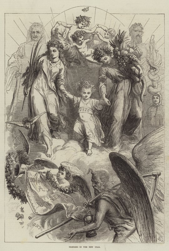 Bringing in the New Year by David Henry Friston