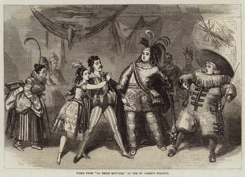Scene from La Belle Sauvage, at the St James
