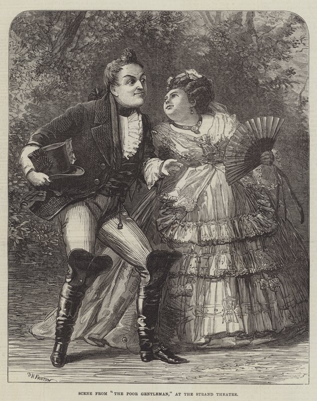 Scene from The Poor Gentleman, at the Strand Theatre by David Henry Friston