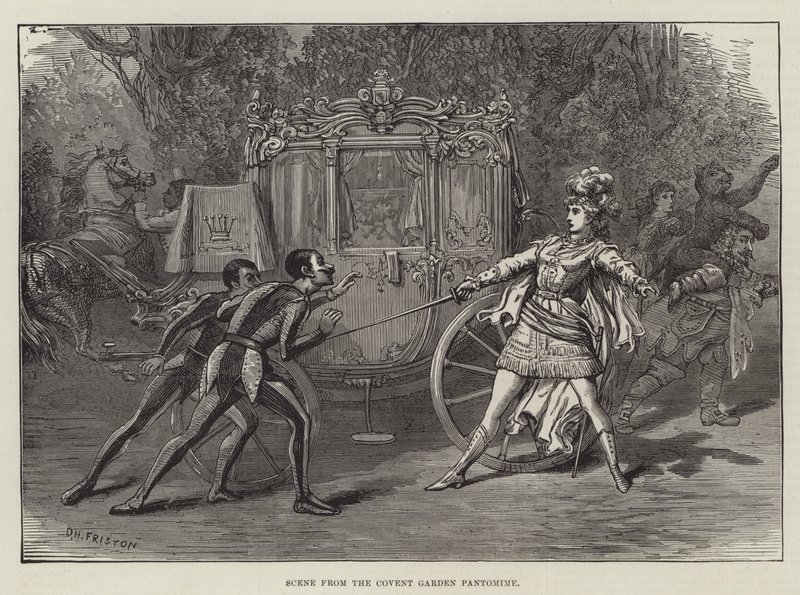 Scene from the Covent Garden Pantomime by David Henry Friston