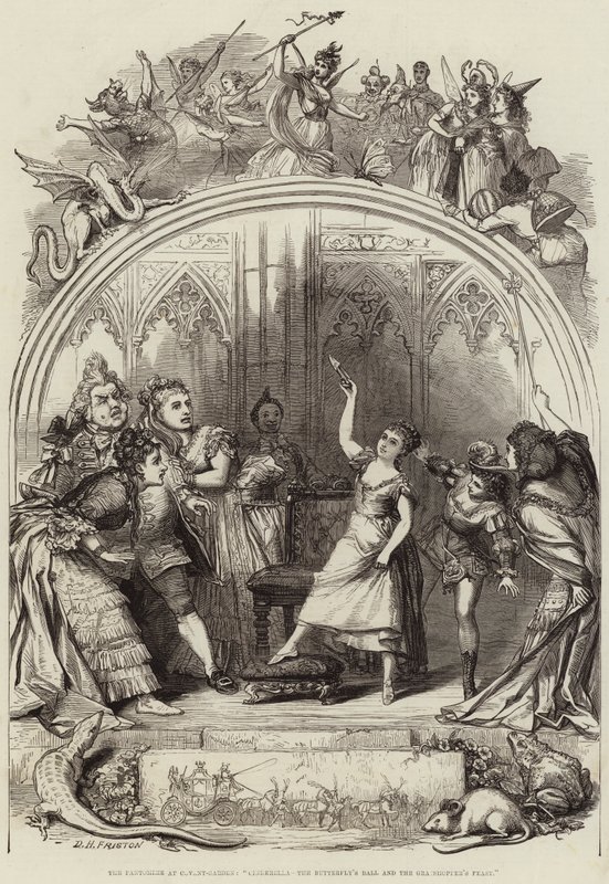 The Pantomime at Covent-Garden, Cinderella, the Butterfly