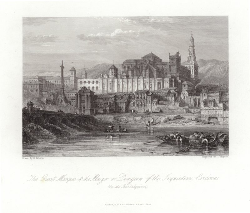 The Great Mosque and Alcazar by David Roberts