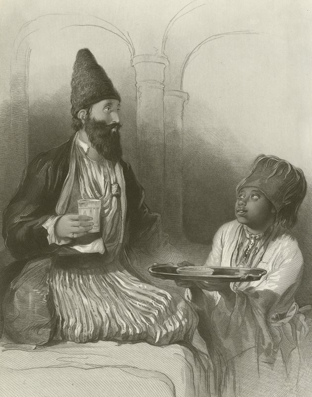 A Persian Prince, His Slave Bringing Him Sherbet by David Wilkie