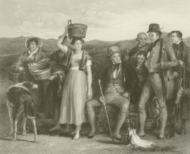 Sir Walter Scott and His Family by David Wilkie