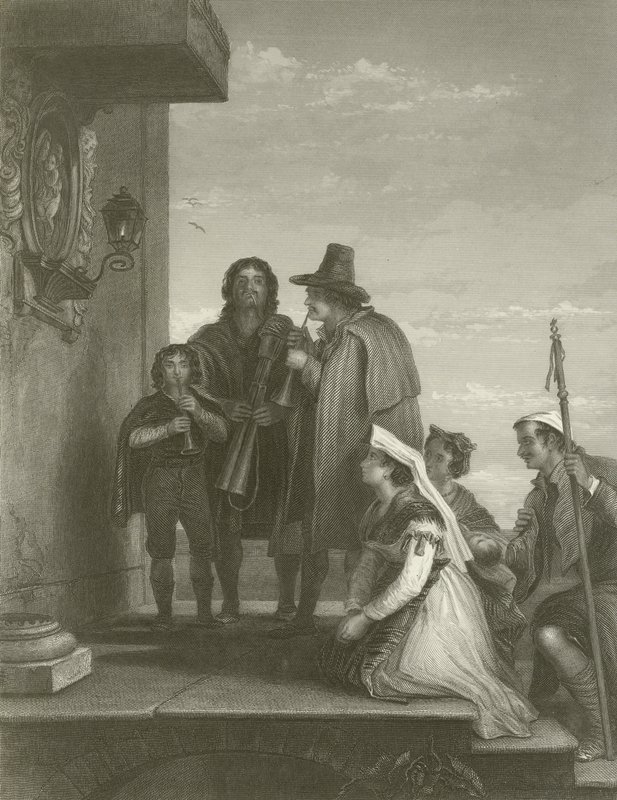 The Pifferari by David Wilkie