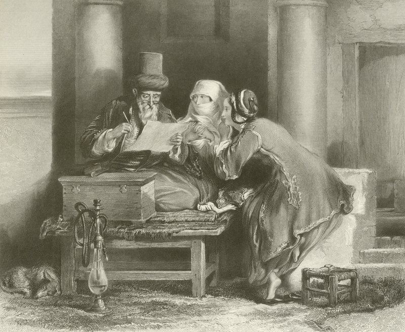The Turkish Letter Writer by David Wilkie