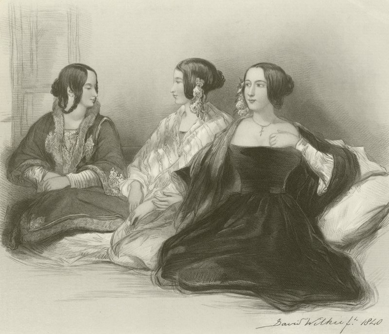 Three Greek Sisters at Therapia by David Wilkie