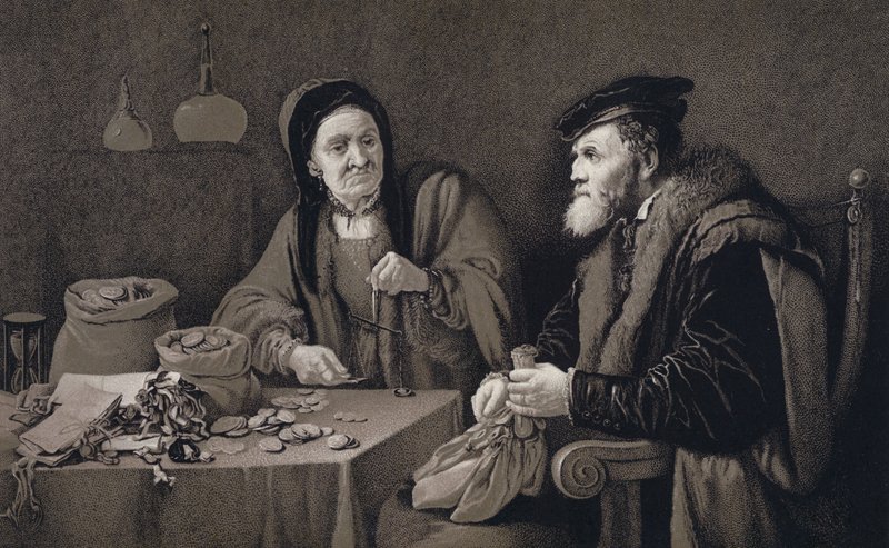 The Misers by David Teniers the Younger