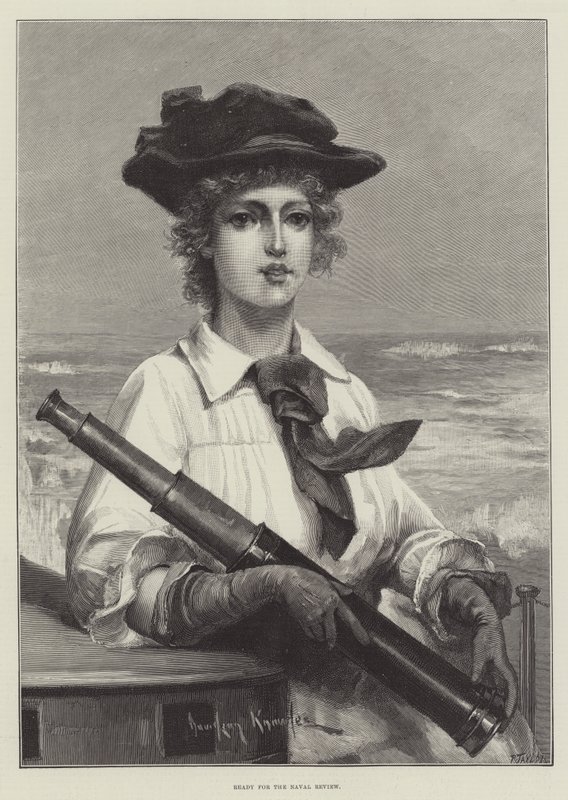Ready for the Naval Review by Davidson Knowles