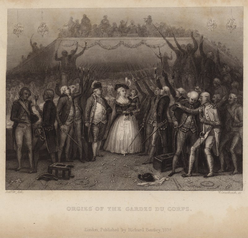 Orgies of the Gardes du Corps by Denis Auguste Marie Raffet