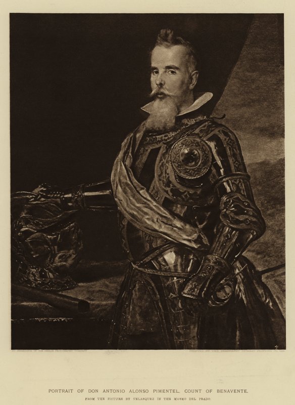 Portrait of Don Antonio Alonso Pimentel, Count of Benavente by Diego Velázquez