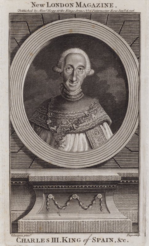 Charles III, King of Spain by Diego Rodriguez de Silva y (after) Velazquez