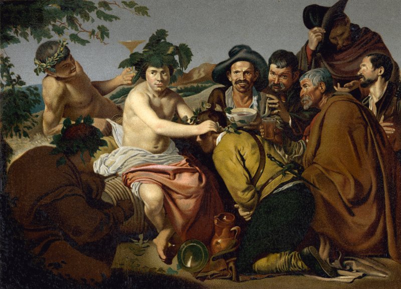 The Triumph of Bacchus by Diego Rodriguez de Silva y (after) Velazquez