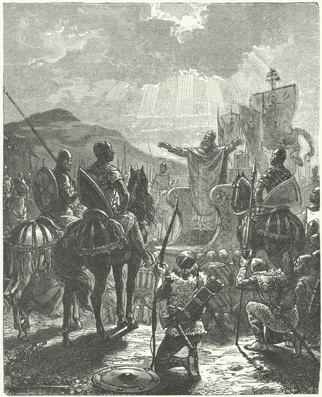 Pope Innocent III preaching the Albigensian Crusade by Diogene Ulysse Napoleon Maillart