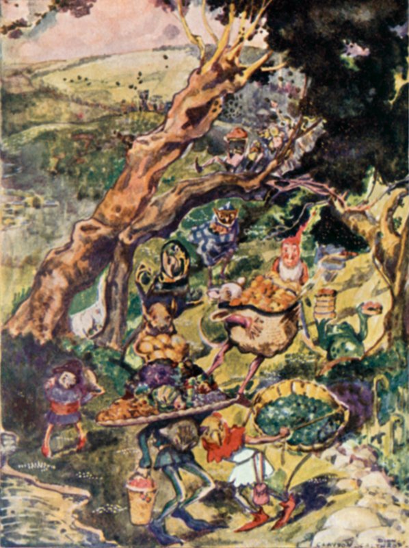 Illustration for Goblin Market by Christina Rossetti by Dion Clayton Calthrop
