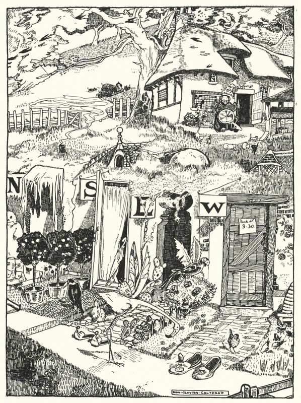 The Homes of the Four Winds by Dion Clayton Calthrop