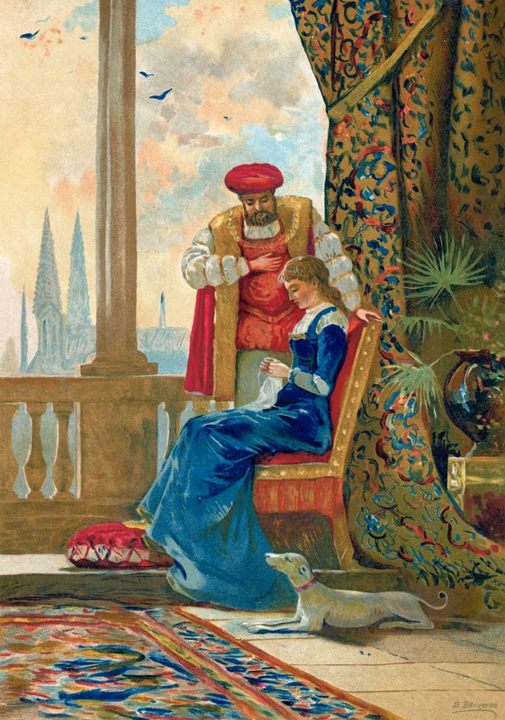 King Henry VIII and Ann Boleyn by Dionisio Baixeras Verdaguer