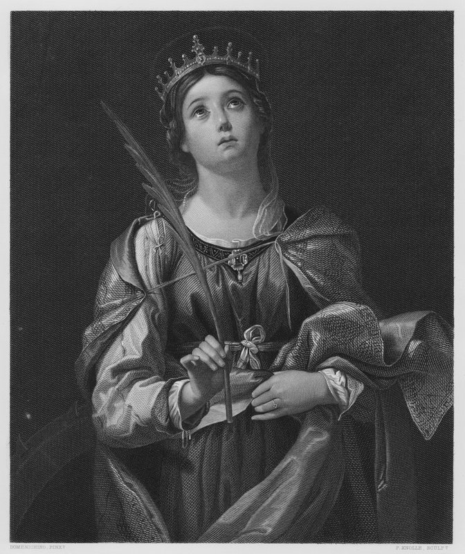 St Catherine by Domenichino