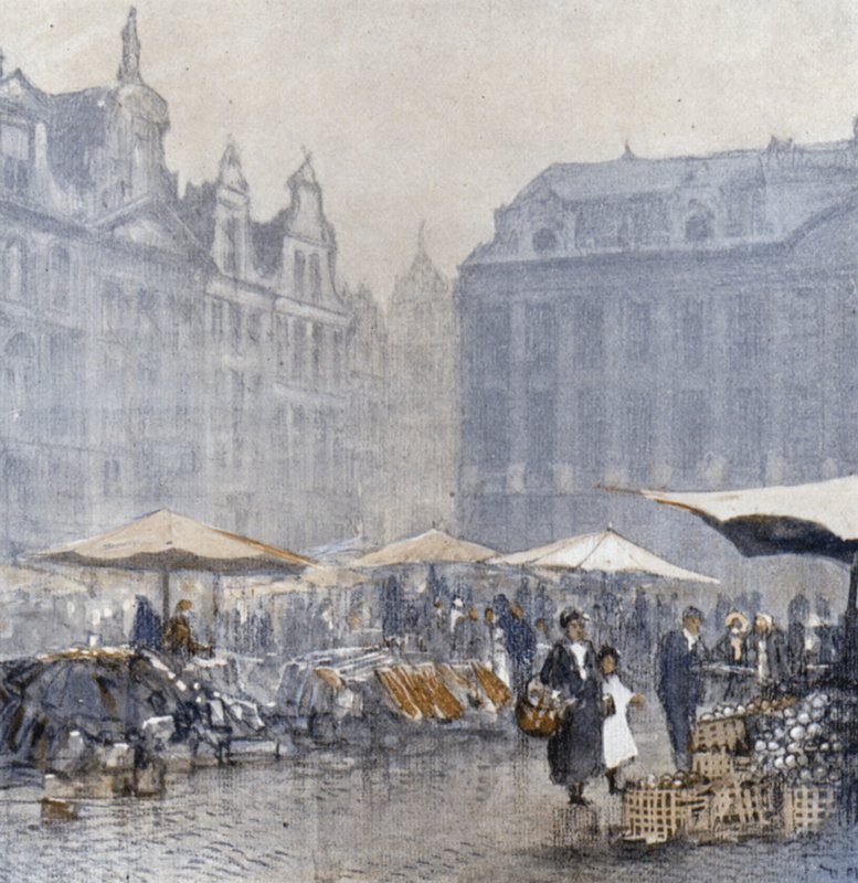 Brussels at Early Morning by Donald (after) Maxwell