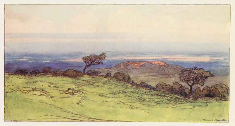 Poole Harbour from the Isle of Purbeck by Donald (after) Maxwell
