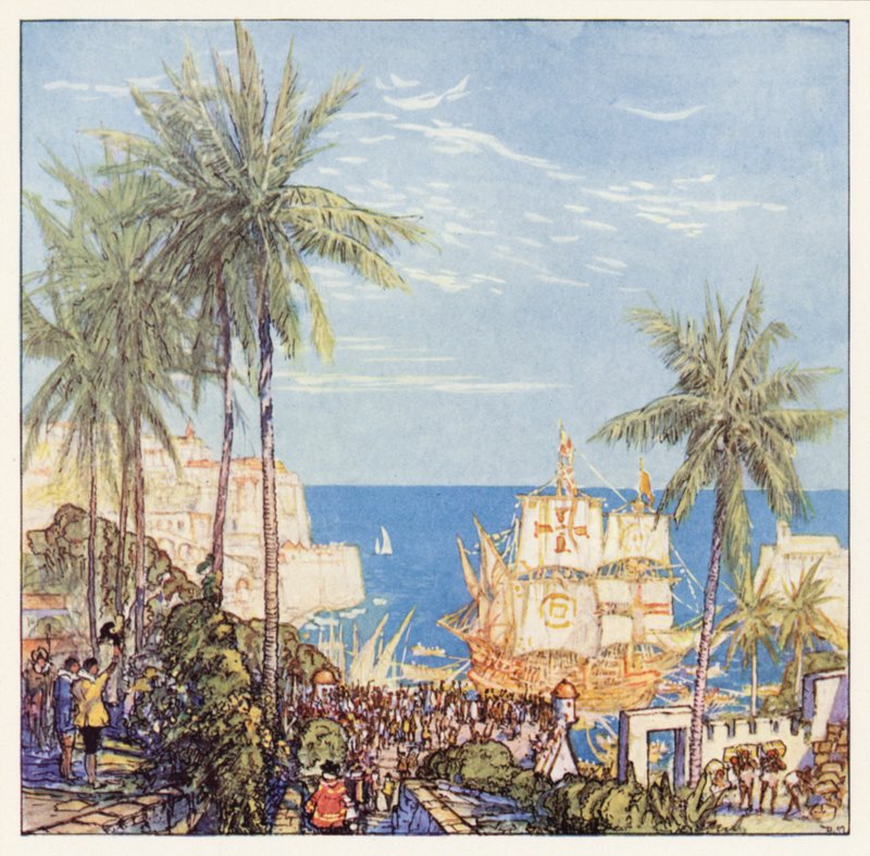 Rudyard Kipling: The Song of Diego Valdez by Donald (after) Maxwell