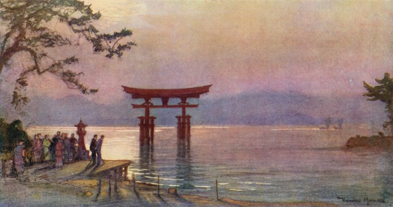 The Torii in the Inland Sea, Japan by Donald (after) Maxwell