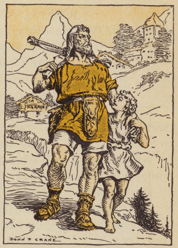 William Tell and His Son by Donn P. Crane